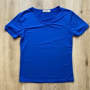 T-shirt, brand new, electric blue